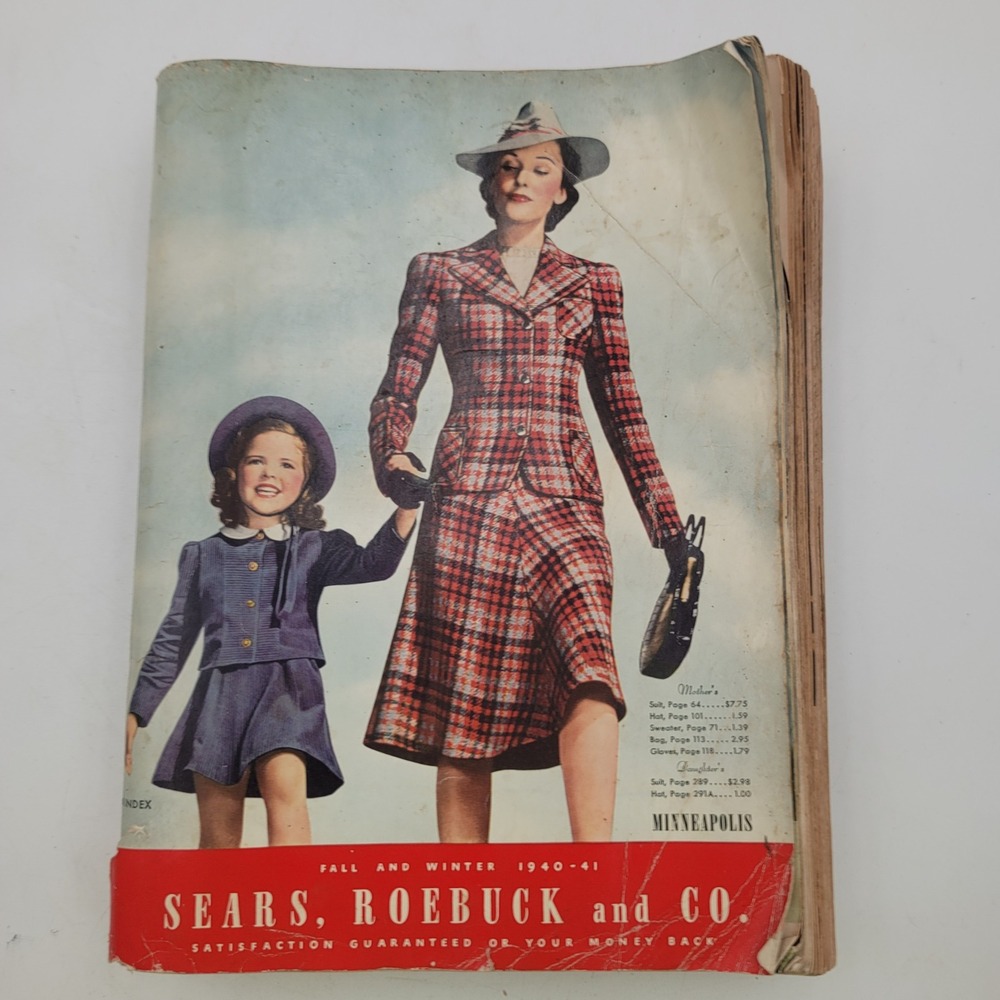 Vintage 1940-1941 Sears Roebuck and Co Catalog Fall Winter Minneapolis Edition